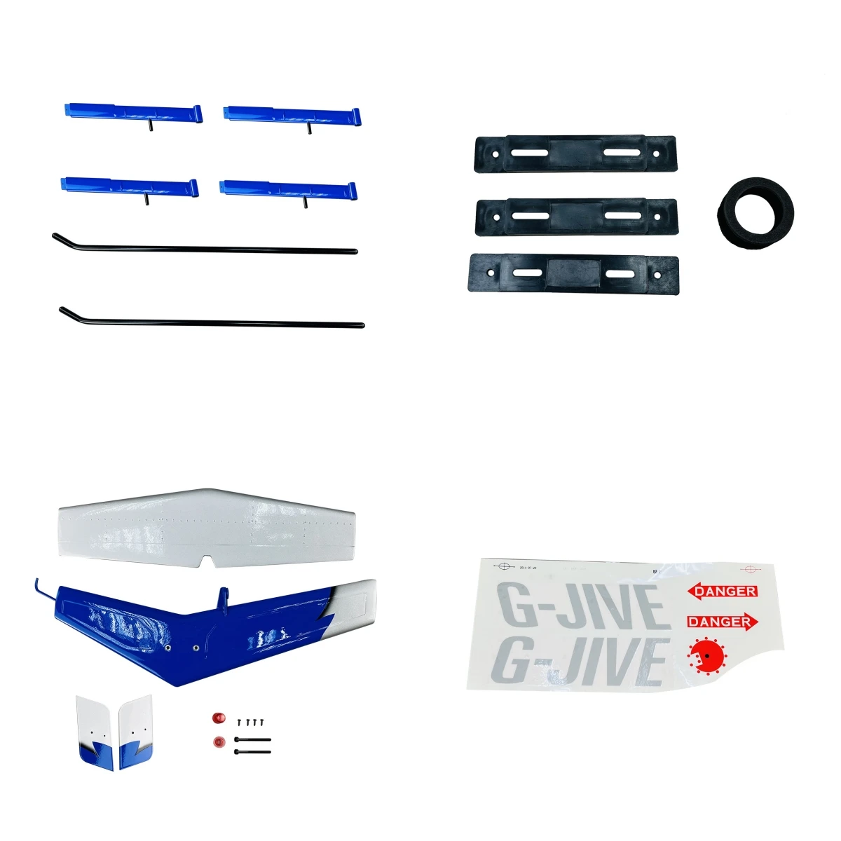 Rc Helicopter Coaxial - Roban 600 ukuran MD-500E suku cadang