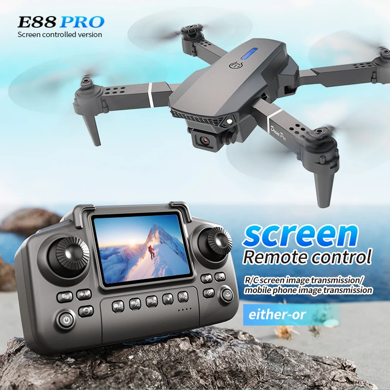 Drone Profesional E88 PRO deng - Rc Helicopter Case ulasan dan harga