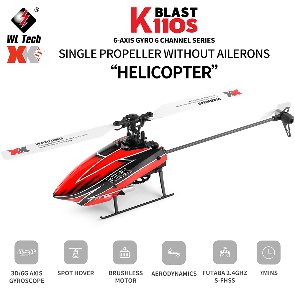 Wltoys XK K110S 6CH 3D 6G sist - Rc Helicopter Blade ulasan dan harga