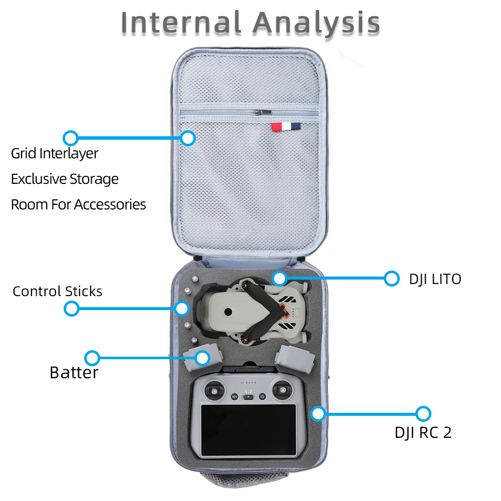 Untuk DJI Lito 1/Lito X1 Tas B - Rc Helicopter Bag ulasan dan harga